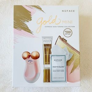 NuFACE rose gold mini express collection